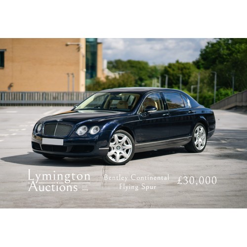 226 - A Lovely 2008/58 Bentley Continental Flying Spur finished in Black with Tan leather. Specification i... 