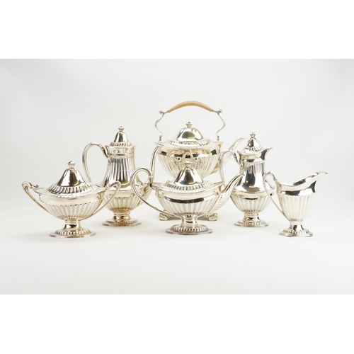 46 - A Six Piece Tiffany and Co Sterling Silver Tea & Coffee Set. The Set was designed between 1894-1895 ... 