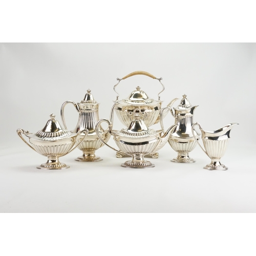 46 - A Six Piece Tiffany and Co Sterling Silver Tea & Coffee Set. The Set was designed between 1894-1895 ... 