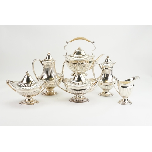 46 - A Six Piece Tiffany and Co Sterling Silver Tea & Coffee Set. The Set was designed between 1894-1895 ... 