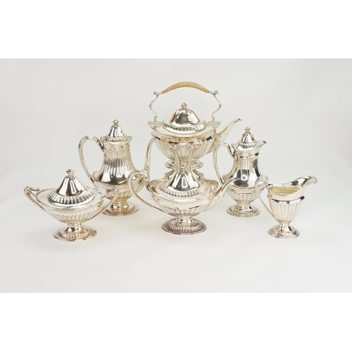 46 - A Six Piece Tiffany and Co Sterling Silver Tea & Coffee Set. The Set was designed between 1894-1895 ... 