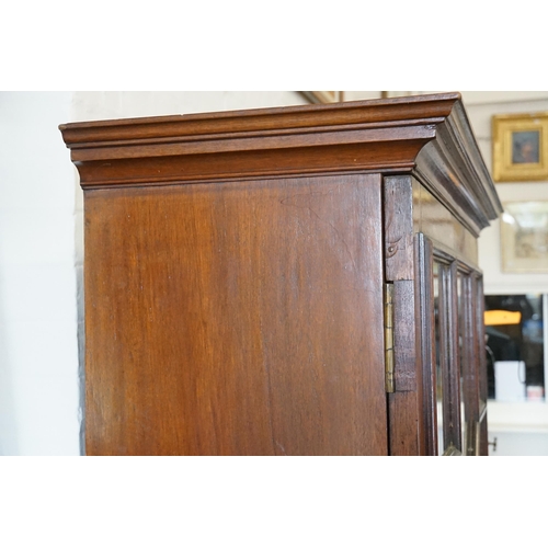 485 - A Chippendale design Astragal Glazed Display Cabinet with fitted shelves & resting on Bracket Feet. ... 