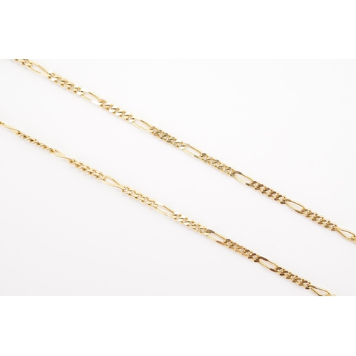 156 - A 9ct Gold Figaro Chain. Weight 5.2g.