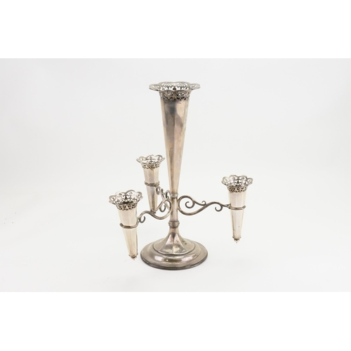 124 - A Silver Plated Epergne.