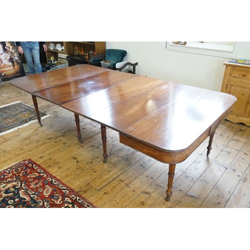 491 - A Regency Mahogany Pull Out Extending Campaign Table after a design to John McLean (?) fitted with t... 