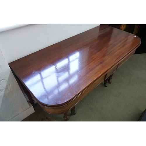 491 - A Regency Mahogany Pull Out Extending Campaign Table after a design to John McLean (?) fitted with t... 