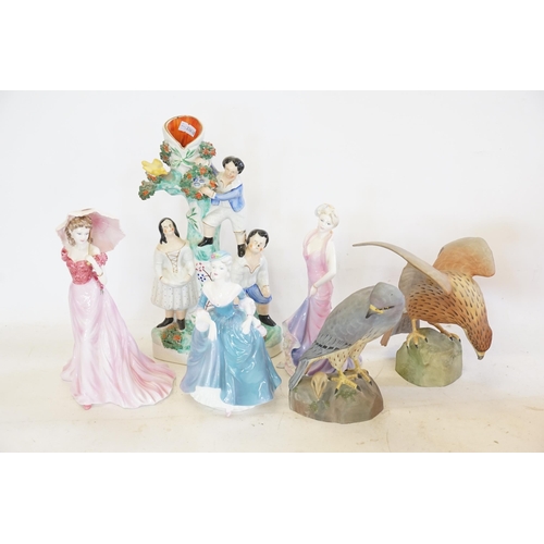 794 - Two English Spode Bone China Figurines to include 