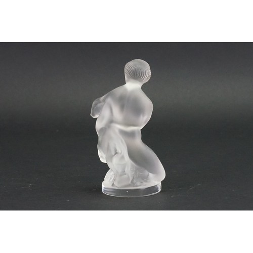 733 - A Lalique Diana the Huntress with Fawn