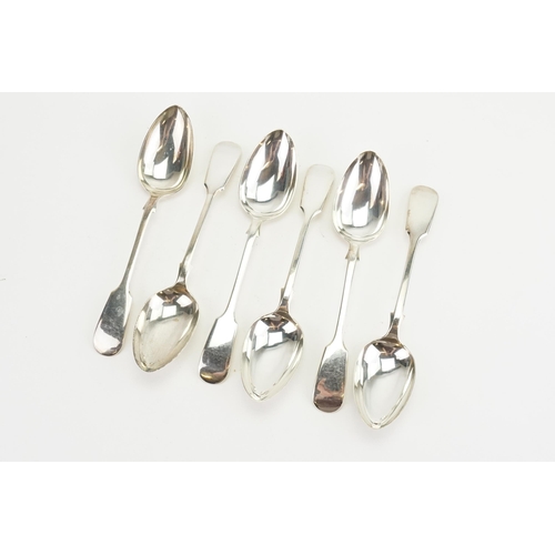 79 - A Set of Six Silver 1874 Victorian Spoons by 