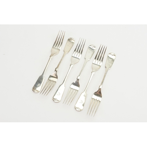 82 - A Set of Six Silver 1907 Sheffield Forks by 