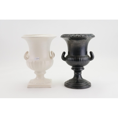 760 - Two Dartmouth Urn Shaped Classical designed Flower Vases being the Prototypes for the Brierley Glass... 