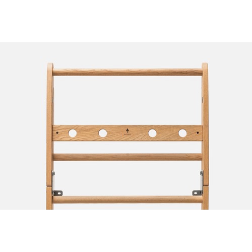 543 - A set of NOHRD workout Wallbars in Oak. Measuring: Measuring: 230 x 79 x 13 cm.