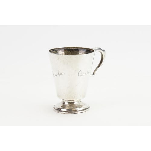 95 - A 1942 Silver Christening Mug by 