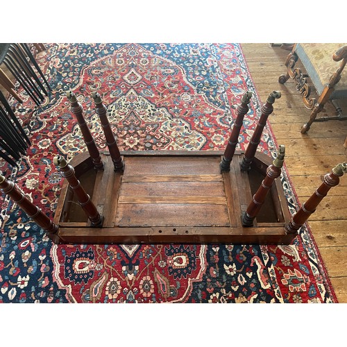 491 - A Regency Mahogany Pull Out Extending Campaign Table after a design to John McLean (?) fitted with t... 