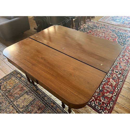 491 - A Regency Mahogany Pull Out Extending Campaign Table after a design to John McLean (?) fitted with t... 