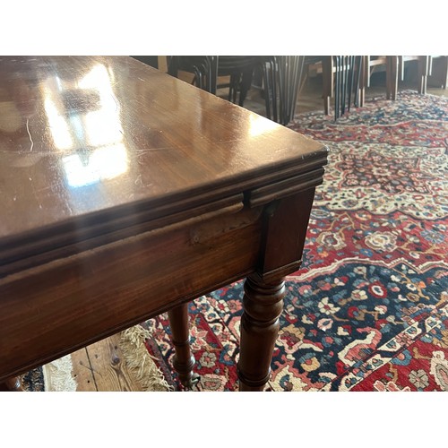 491 - A Regency Mahogany Pull Out Extending Campaign Table after a design to John McLean (?) fitted with t... 