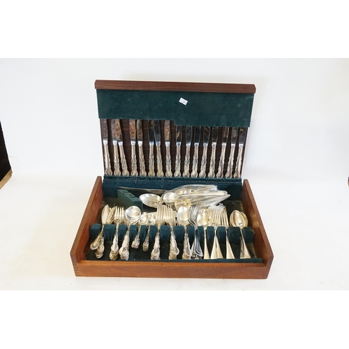 67 - A Silver Plated Canteen of Cutlery.