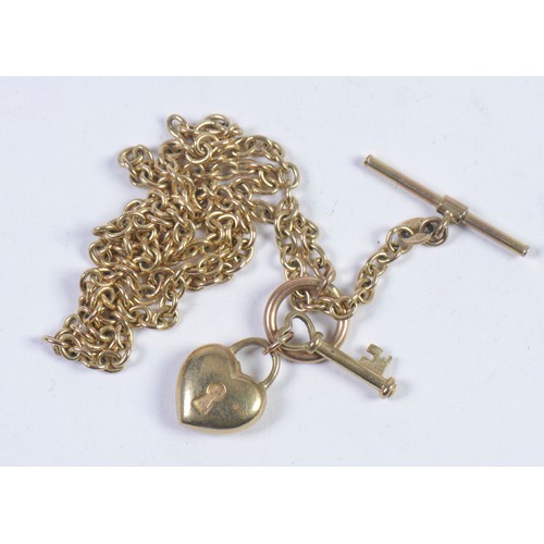 121 - A Ladies 9ct Gold Heart Locket on a 9ct Gold Chain. Weighing: 6.9grams.