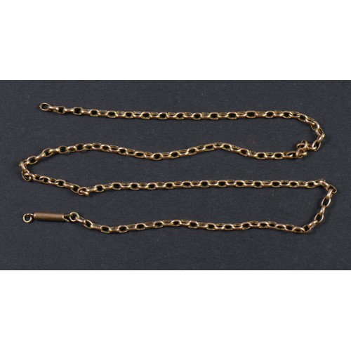 151 - A 9ct Gold Chain. Measuring: 42cms. Weighing: 4 grams.