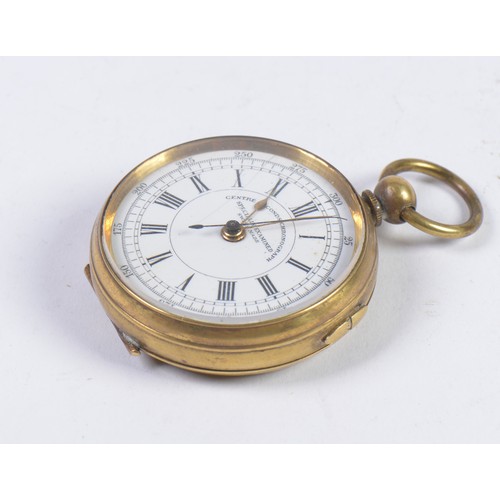 226 - A Metal Cased Swiss Made Specifically Examined Chronometer with Roman Numerals, Chapter & Second Poc... 