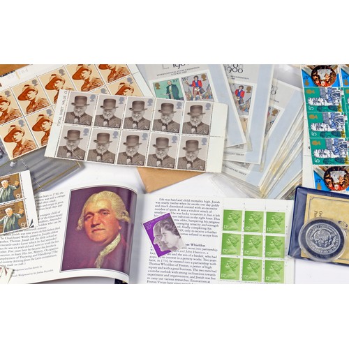 259 - A Collection of Winston Churchill Centenary Stamps, 1973 Wedding & other Stamps along with a small c... 