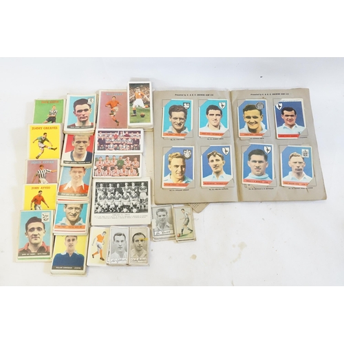 265 - A Large Collection of 1950s/1960s Footballers Cigarette/Collectors Cards to include maker's 