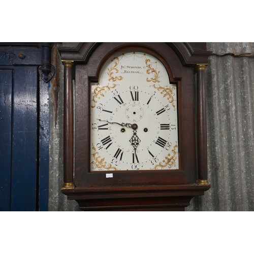 278 - A Georgian Oak Cased Grandfather Clock 