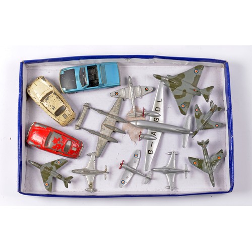 926 - A Tray of 11 x Dinky Planes in varying conditions, 2 x 182 