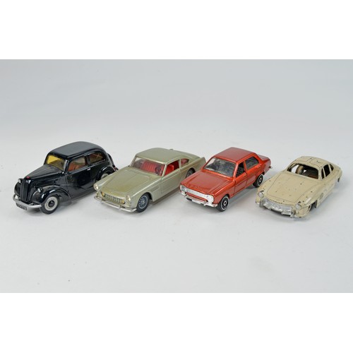 975 - A Tray of Four various models to include a Sommerville Ford Popular, a Quiralu Mercedes 300SL, a Sol... 