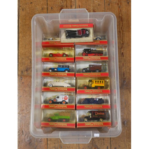 1011 - A Collection of 23 x Matchbox models of Yesteryear in the Later Red Boxes, all in Near Mint Original... 