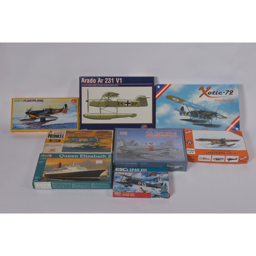 1054 - A Collection of 7 x Unmade Plastic Plane Kits to include Pavla, Pro Resin, PM Models, Minicraft, Xot... 