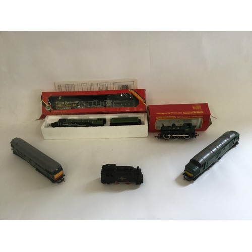 1123 - A Collection of Five Locomotives to include a Boxed Hornby No: R855 