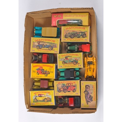 1017 - A Collection of 8 x 1960s Matchbox models of Yesteryear to include numbers 2 x Y-5, Y-6, 2 x Y-11, Y... 