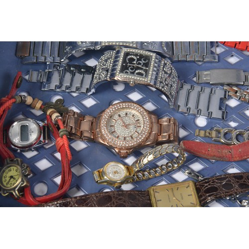 256 - A Collection of 20+ Ladies Fashion Watches to include Zeon, Dalimania, Zavel, etc.