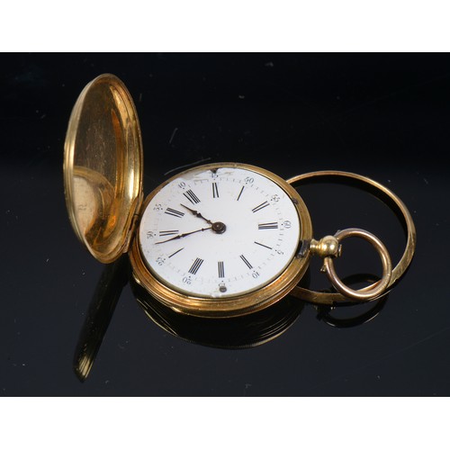 287 - A Ladies engraved Pocket Watch with an Enamel Face & Dial. No: 87. 16981. Engraved: Violet Mauritius... 