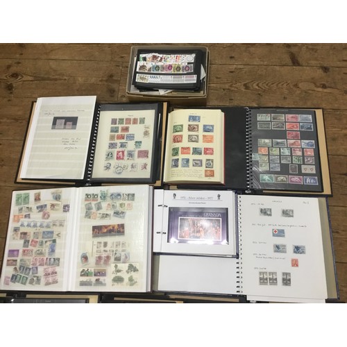 325 - A Large Collection of 15 World Stamp Albums, Some better, Needs Viewing to include a Used Victoria 2... 