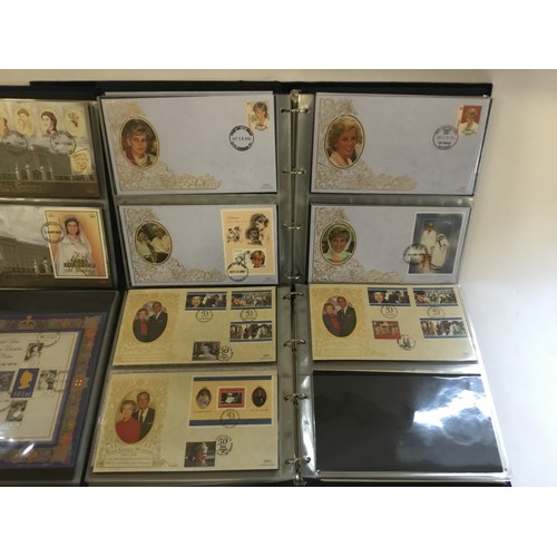 330 - A 2002 Jubilee Velvet Album with 65 Covers, a 1998 Lady Diana Velvet Album with 66 Covers, a 2001 Ro... 