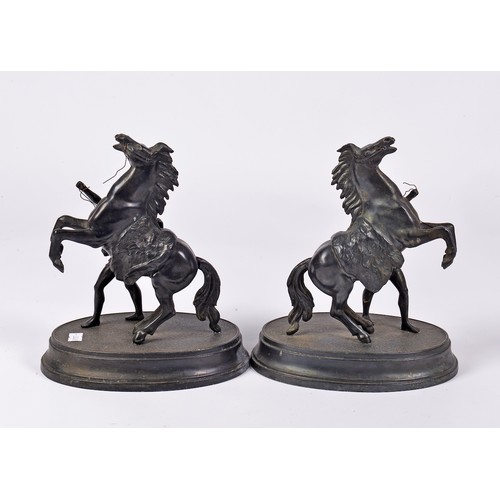 483 - A Pair of Spelter Figures after the antique.