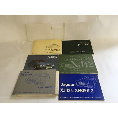 539 - A Collection of Six Original Jaguar Owner's Manuals for a 