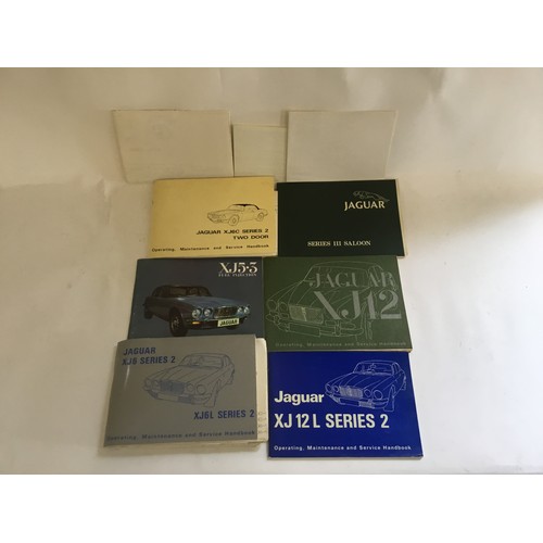 539 - A Collection of Six Original Jaguar Owner's Manuals for a 