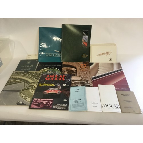 545 - A Collection of Jaguar Paperwork to include Magazines, Conditions of Employment Booklet, Jaguar Colo... 