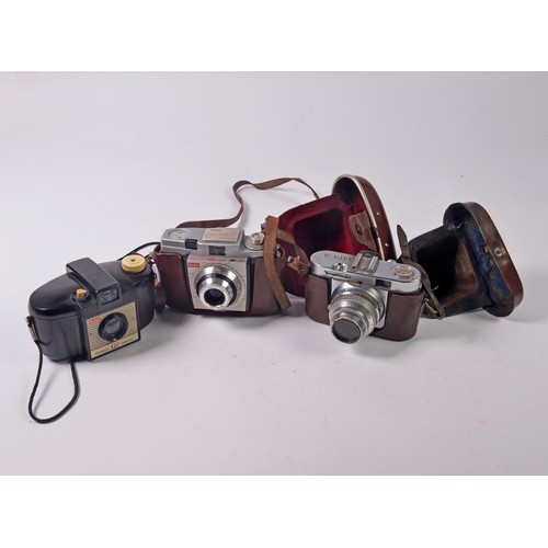 972 - Three Vintage Cameras to include a 