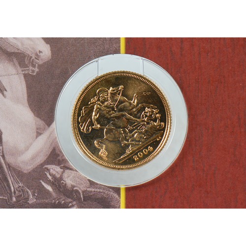 220 - A 2004 Gold Sovereign sealed in a Royal Mint Case.