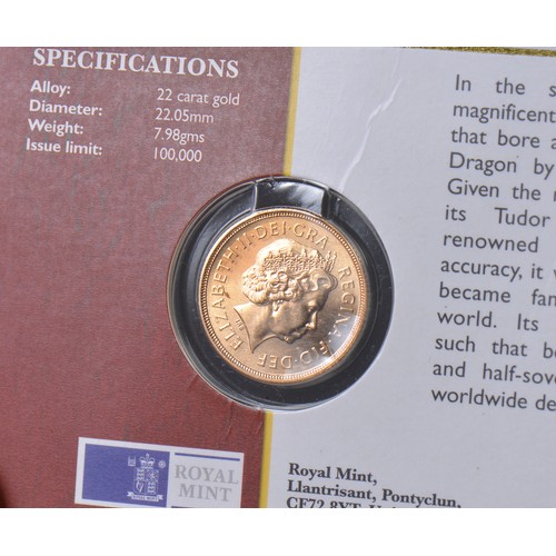 220 - A 2004 Gold Sovereign sealed in a Royal Mint Case.