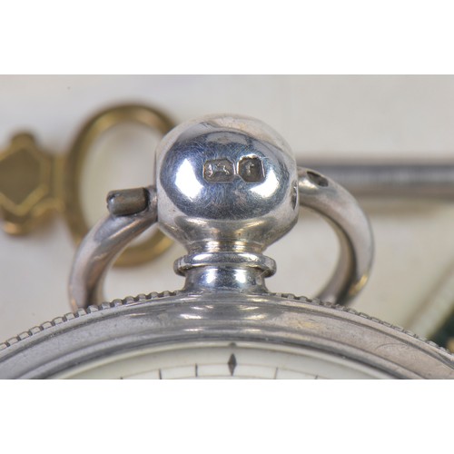 252 - A Silver Cased Pocket Watch by 