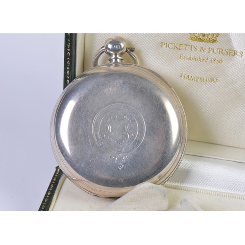 252 - A Silver Cased Pocket Watch by 