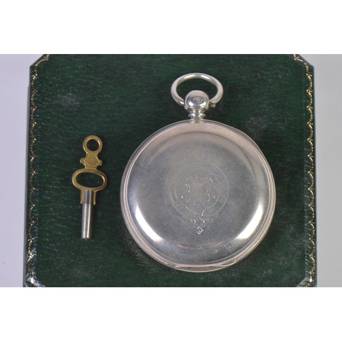 252 - A Silver Cased Pocket Watch by 