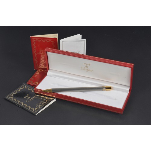 261 - A Cartier Ball Point Pen in the Original Box with Paperwork.