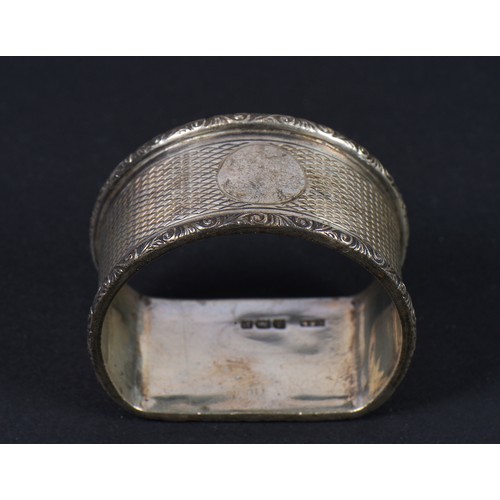 70 - Three Silver Napkin Rings. Weighing: 86 grams.