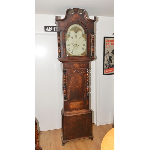 334 - A 1830-1840 North of England Grandfather Clock thought to have Belonged to the Mayor of Leeds. The P... 